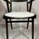 Bridge armchair in new French terry fabric
