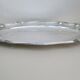 Plat ovale métal argente epns Suede