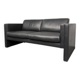 Canapé en cuir 2 places, Studio Line 190 par Jürgen Lange pour Walter Knoll, Allemagne, années 1970.