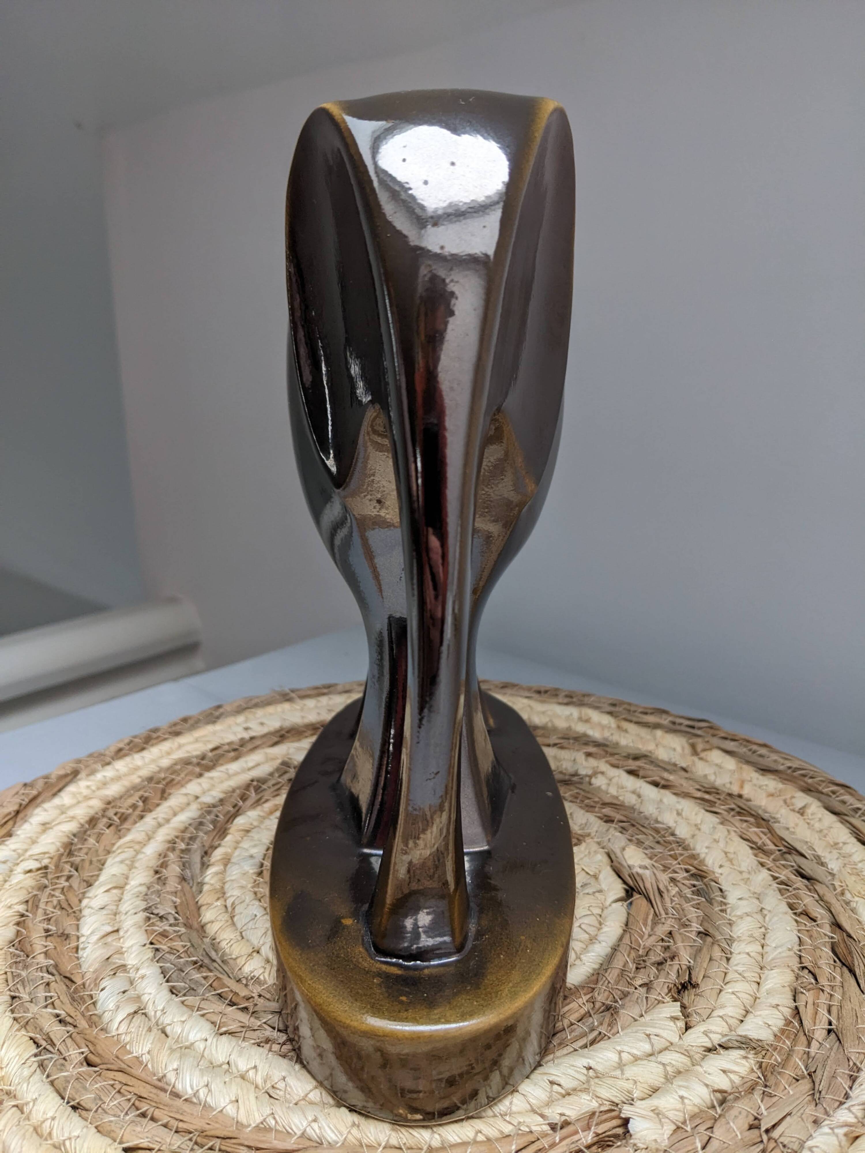 Glazed ceramic elephant