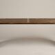 Interior slatted bench in fir - brutalist style, 1960s