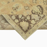 1970s Handwoven One-of-a-Kind Anatolian Beige Rug 140 cm x 328 cm