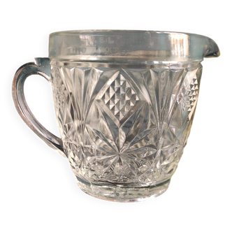 Vintage Belgian glass water jug, VSL
