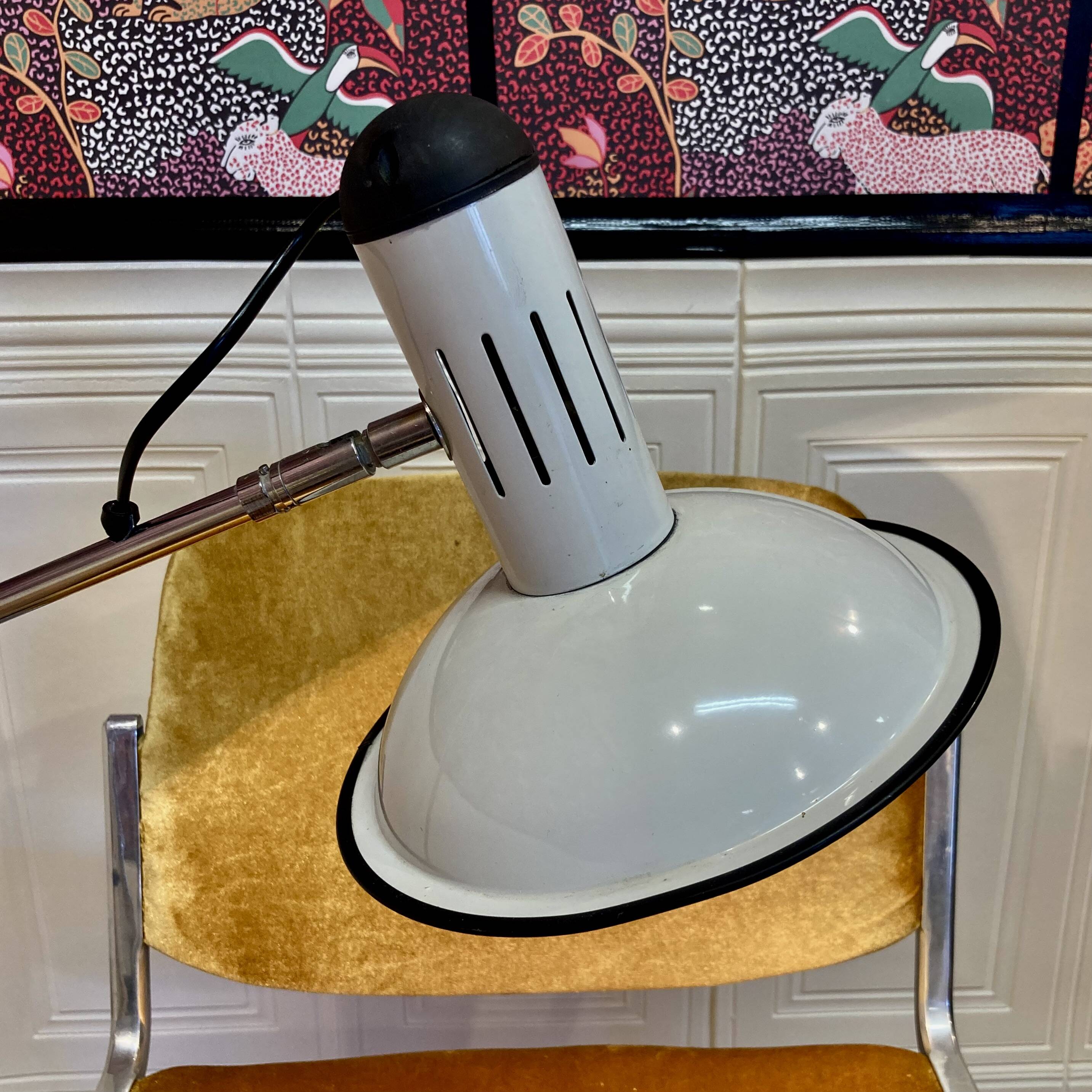 Large modular industrial lamp from the 1970s.