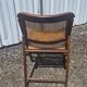 Vintage 2 chaises pliantes bois et cannage