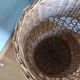 Wicker laundry basket
