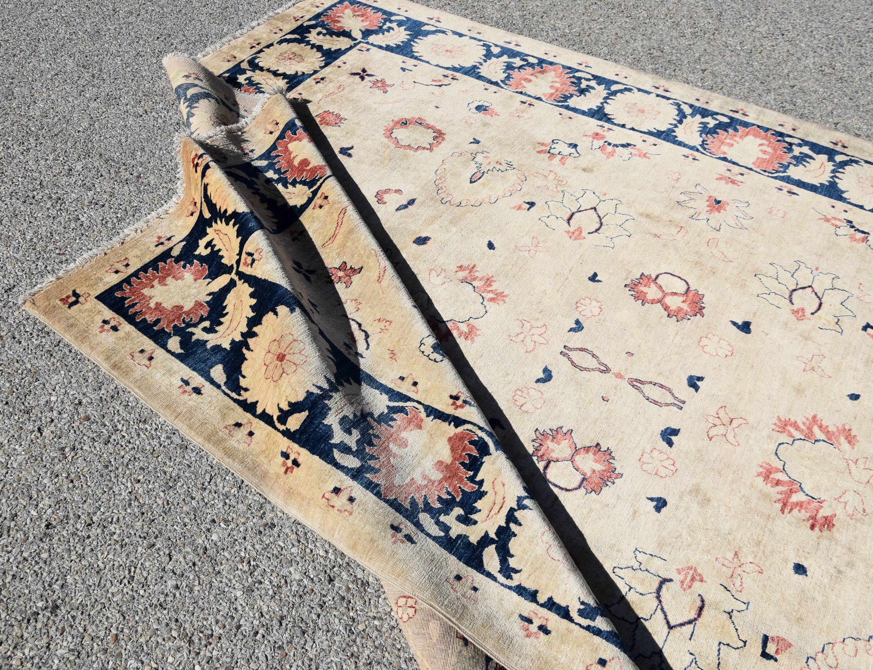 Ziegler oriental rug - handmade: 3.00 X 2.45 meters. Quality: wool