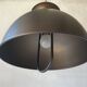 Brushed metal pendant lamp with a bronze appearance, 1970s, Germany