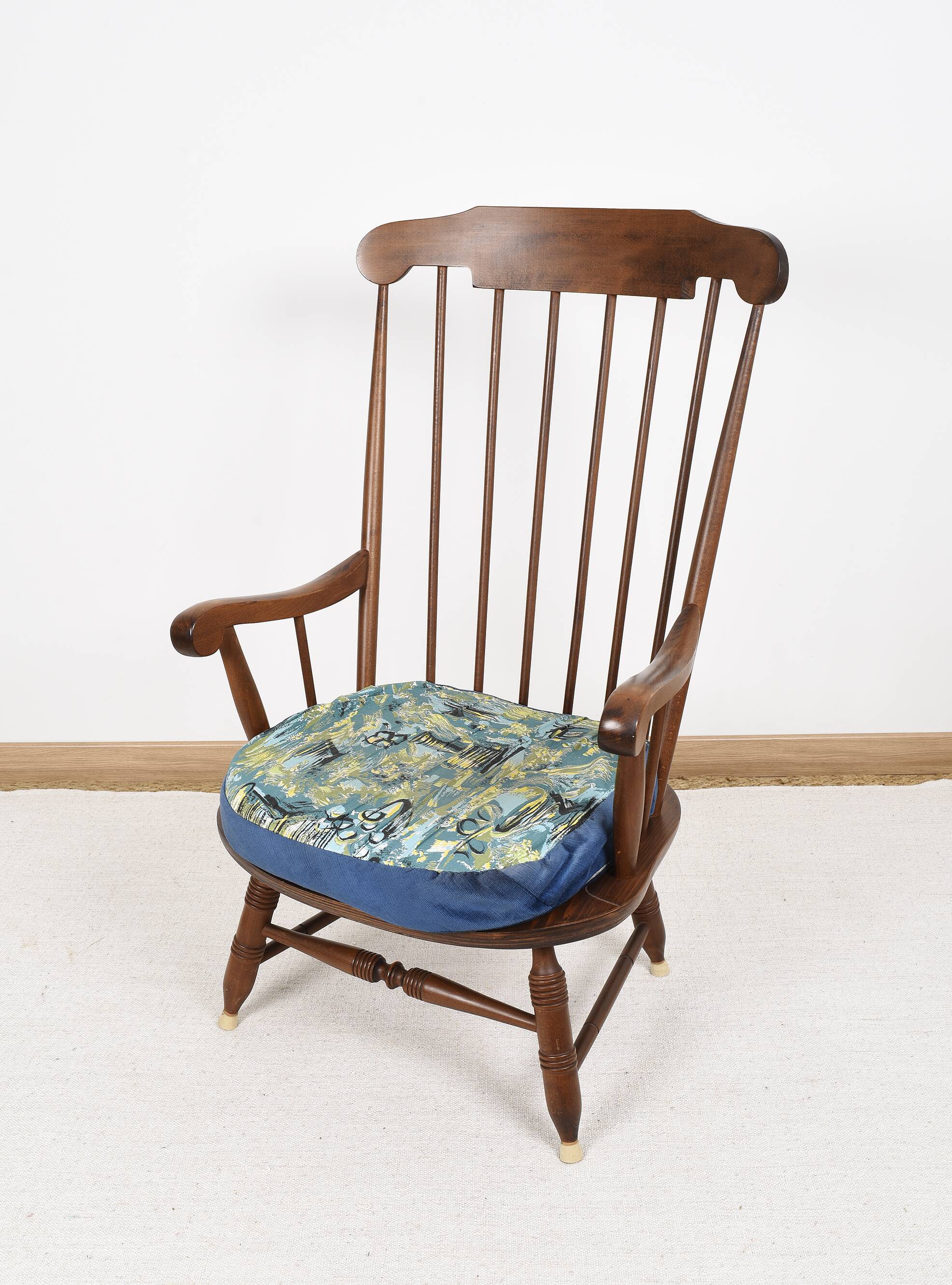 Vintage armchair with cushion