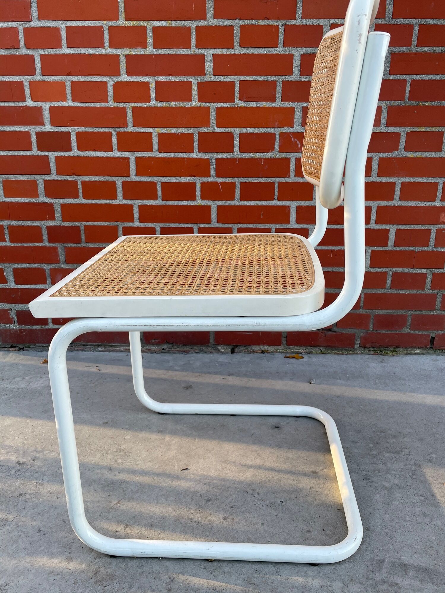 Suite of 4 chairs Cesca by Marcel Breuer made in Italy