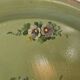 Round painted tin plateau Napoleon III