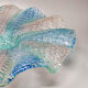 Pink and Green Centerpiece in Murano Glass by Linea Arte Murano 1960
