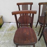 4 chaises bistrot vintage