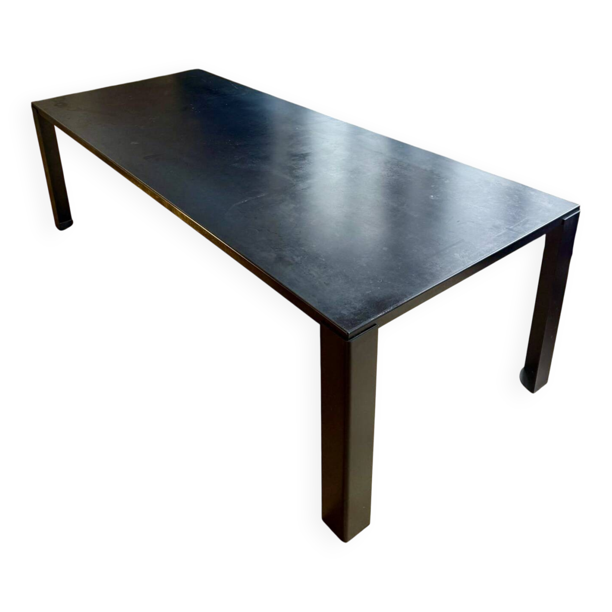 Zeus rectangular table, Big Irony metal / Maurizio Peregalli, 2000