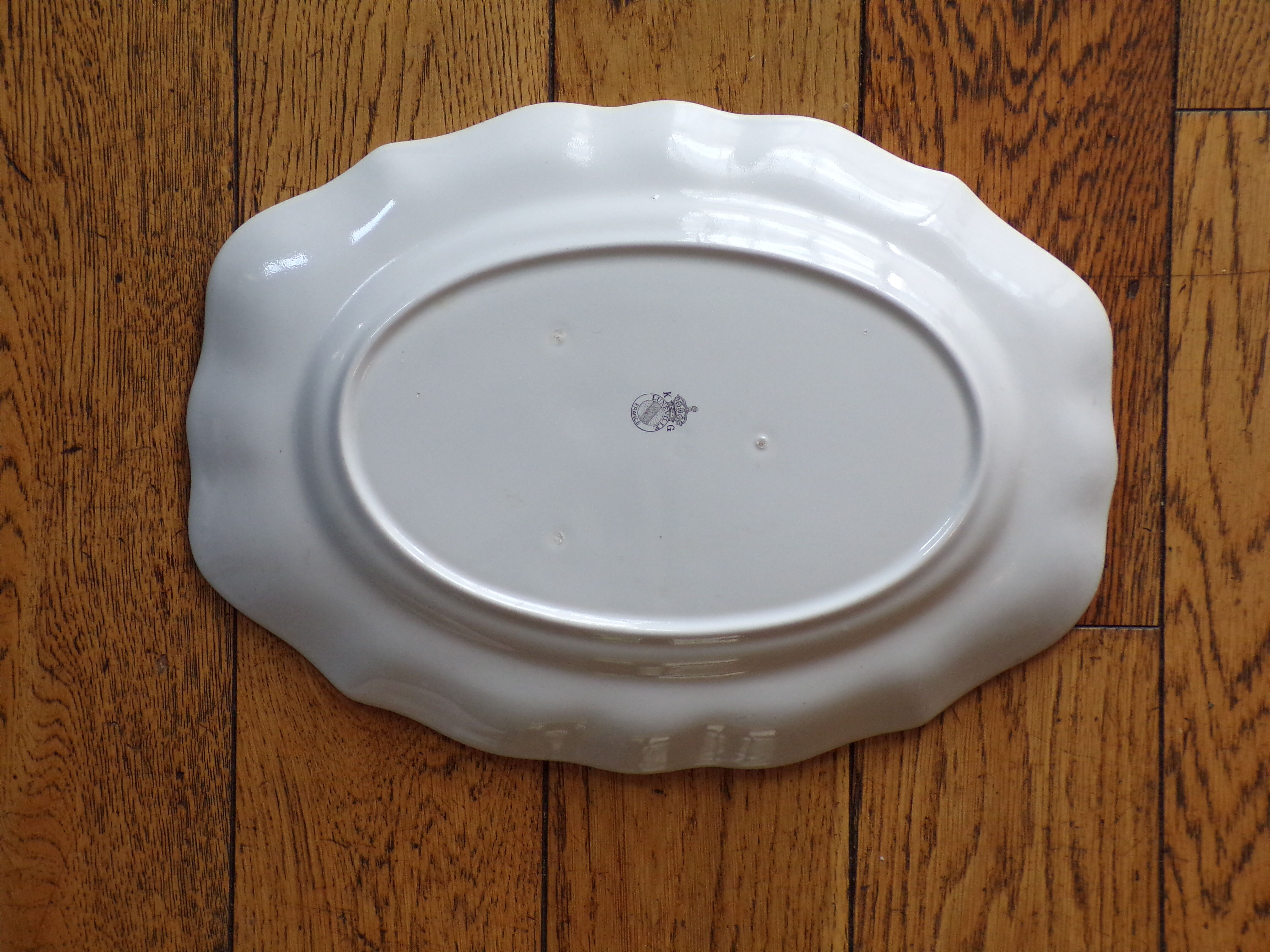 Oval flat Lunéville KG Street lamp 26X36cm