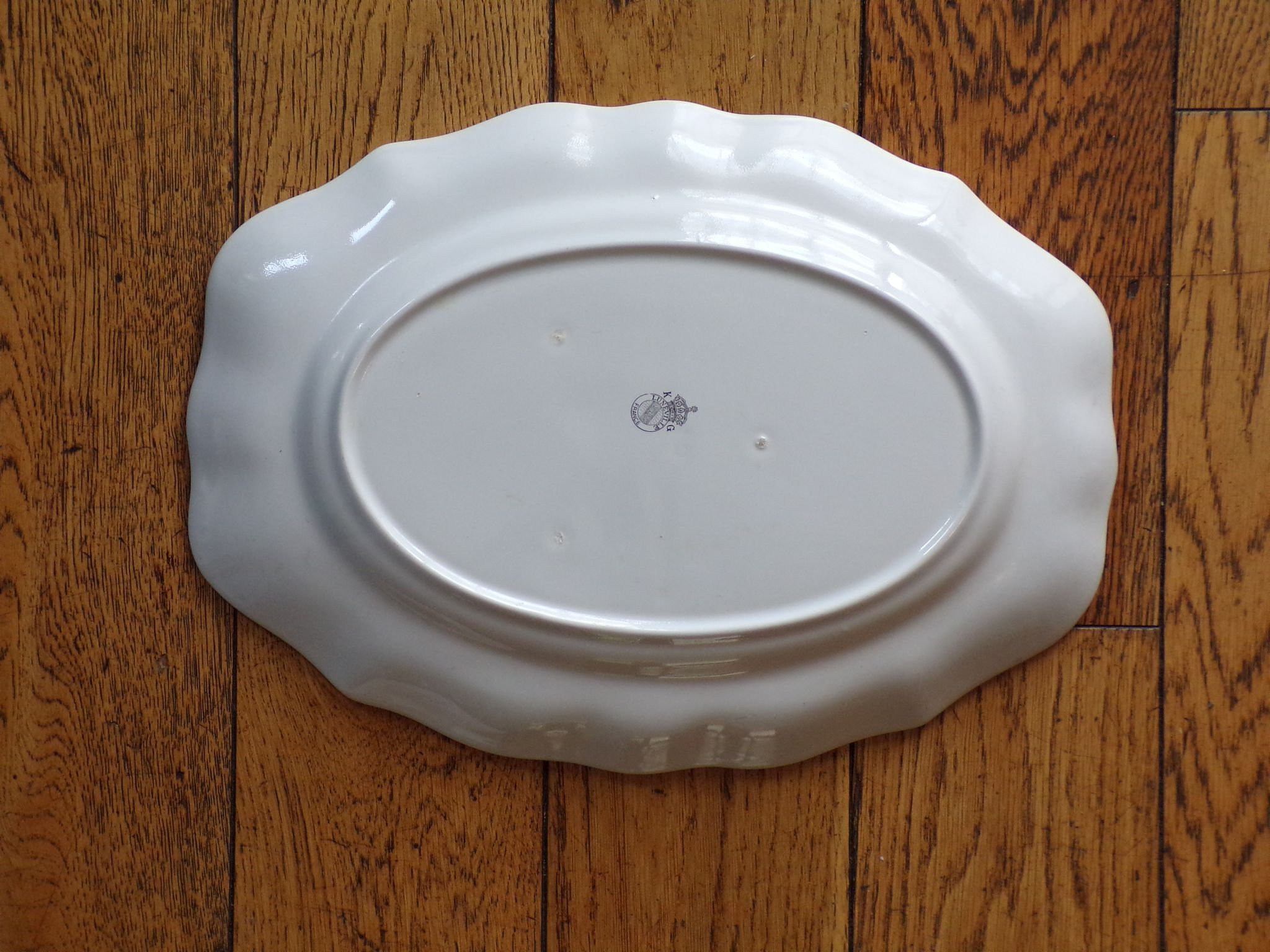 Oval flat Lunéville KG Street lamp 26X36cm