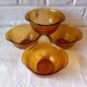 4 ear bowls Arcoroc Sierra, Vintage 70's bowls, France