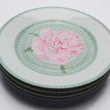 4 plates Hermès Peonies 25cm