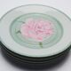 4 plates Hermès Peonies 25cm