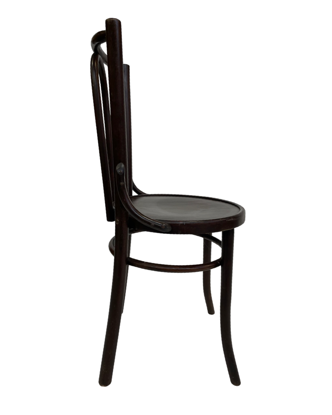 Set of four vintage bistro chairs 50