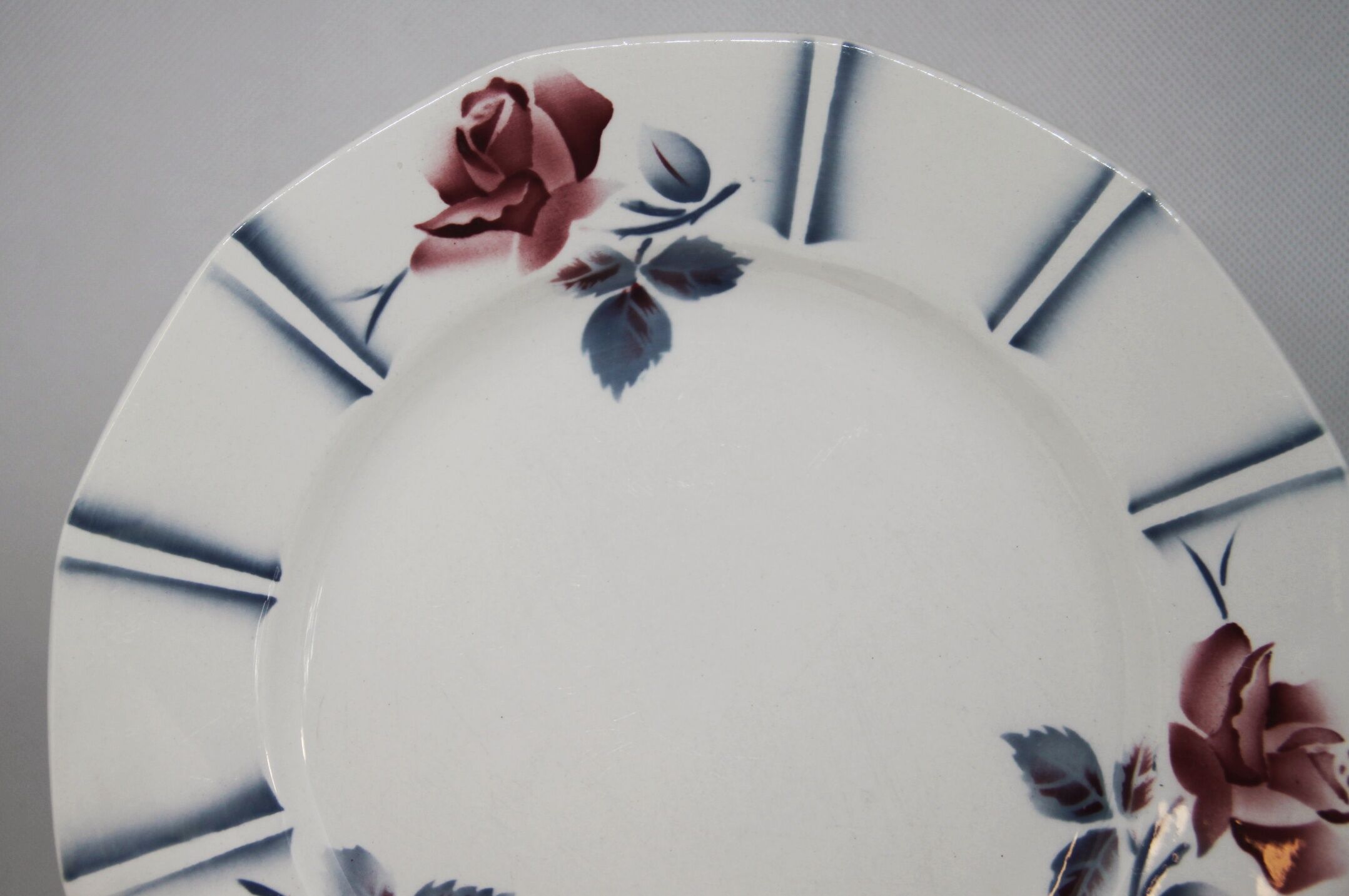 Set of 5 flat plates Spring Digoin