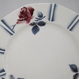 Set of 5 flat plates Spring Digoin