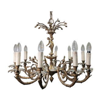 Vintage candlestick Louis XV style