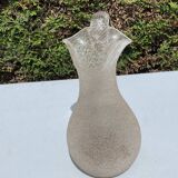 Carafe rafraichissoir pichet baccarat ou st louis cristal givré anse torsadée