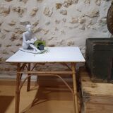 Table basse en rotin