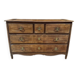 19th-century oak chest of drawers