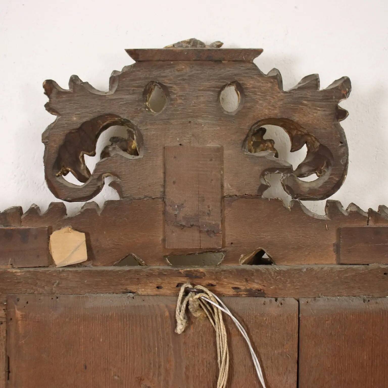 Baroque wooden mirror, Italy, 17th-18th century