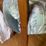 Armchair bridge Fabric "Bohemian" by Thévenon