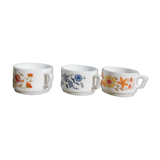 3 tasses à café vintage
