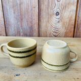 Coffee set in Sarreguemines sandstone.