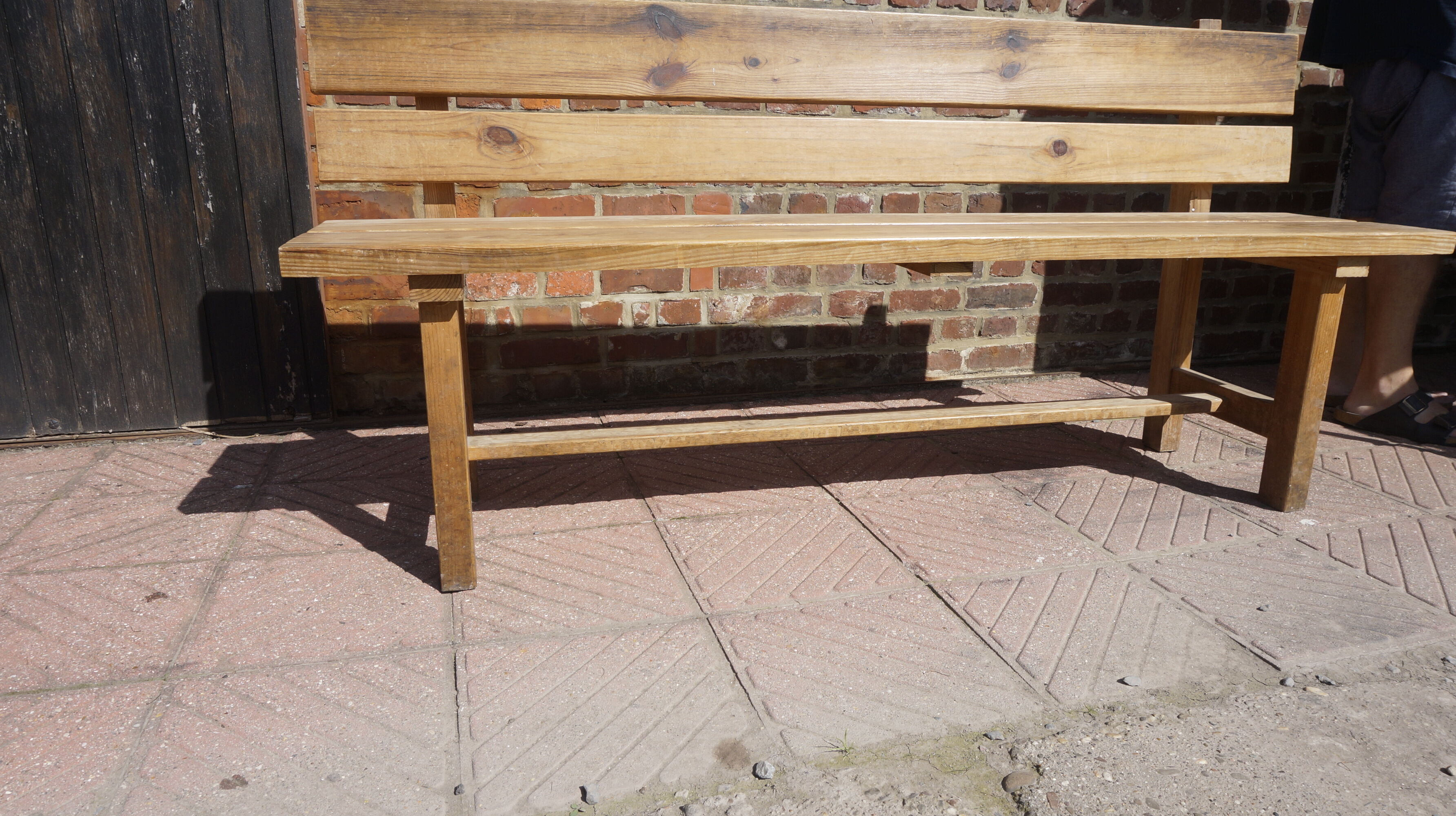 Wooden bench