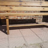 Wooden bench