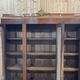 Late 19th century Regency style bookcase in rosewood and oak, removable