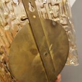 Wall lamps in crystal glass with brass suspension.Carl Fagerlund for Swedish Orrefors