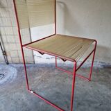 Giandomenico Belotti (1922-2004) - Set of 4 stackable chairs - Spaghetti model, Fly Lin edition