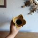 Vase ancien fleur en barbotine