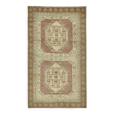 Turkish Vintage Anatolian Rug 104 cm x 181 cm