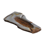 Vintage brutalist ashtray in natural onyx