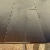 Round dining table with extension cord