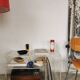 80s plexiglass hi-fi furniture shelf