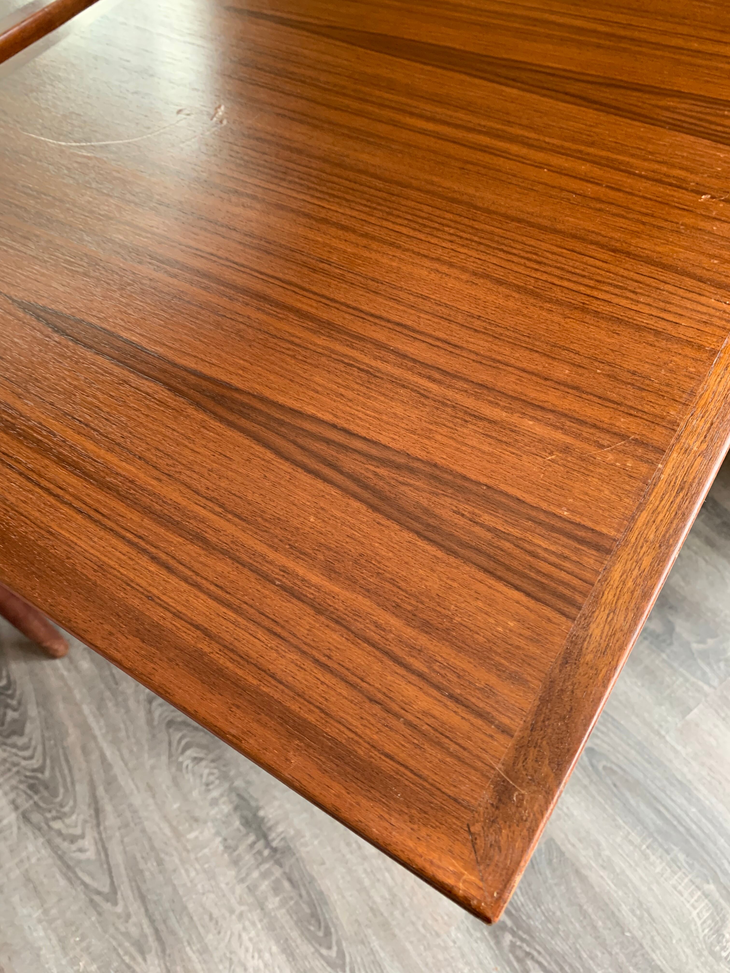 Scandinavian teak dining table