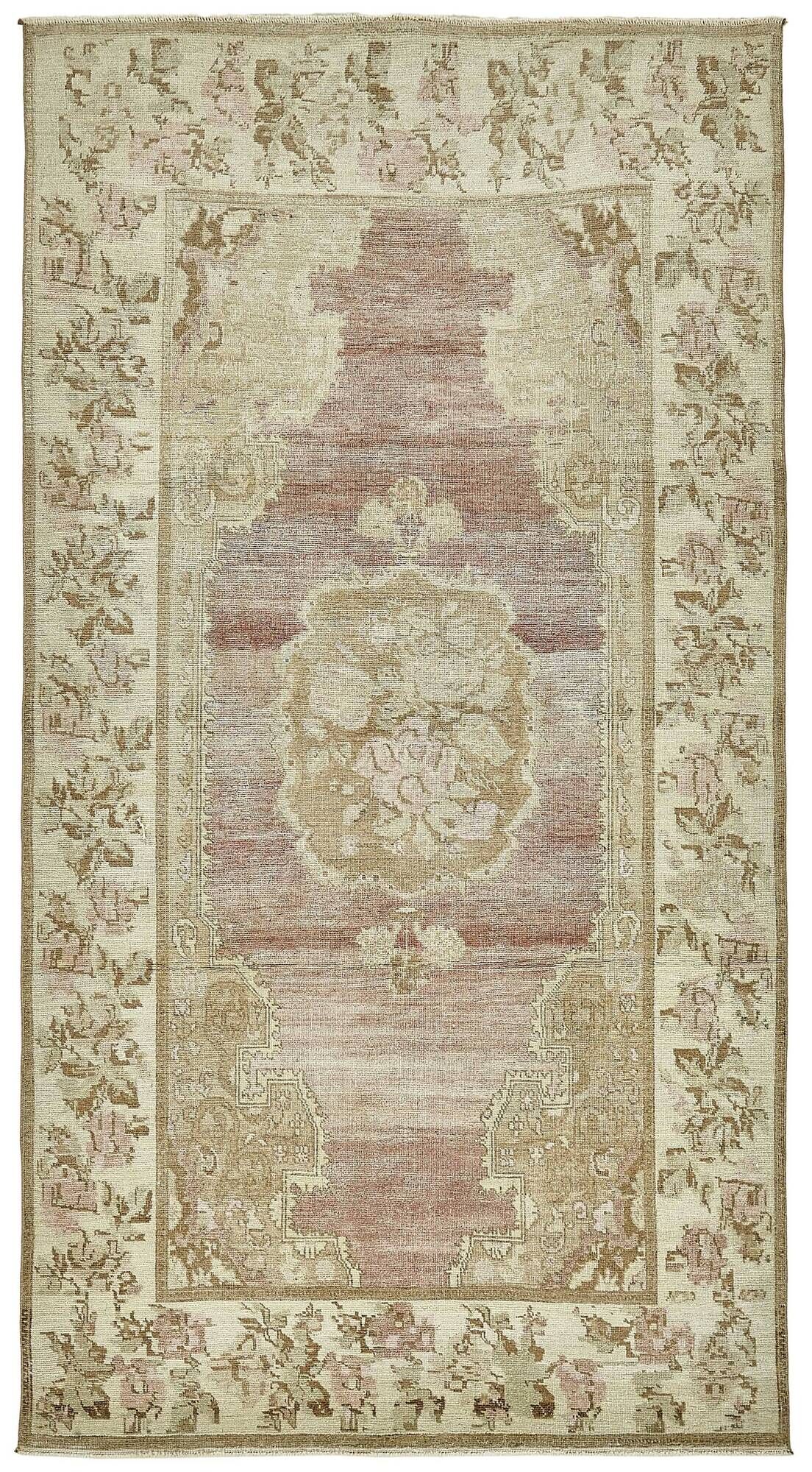 Turkish Vintage Anatolian Rug 142 cm x 255 cm