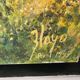 Oil on Canvas Painting of a Burgundy Landscape signed Blayo