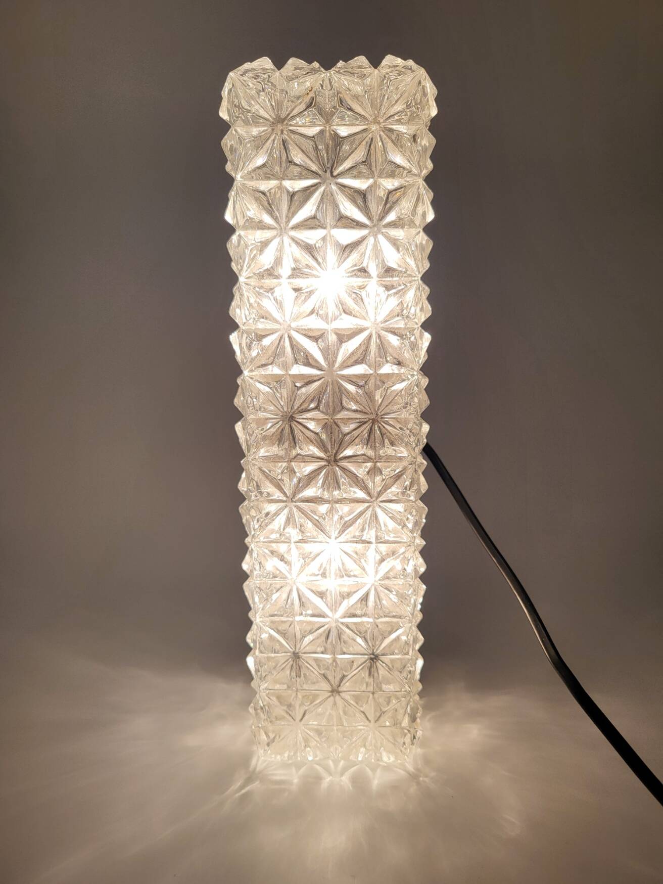 Erco Glass and Bakelite Wall Sconces 1960s, Set of 2 Vintage