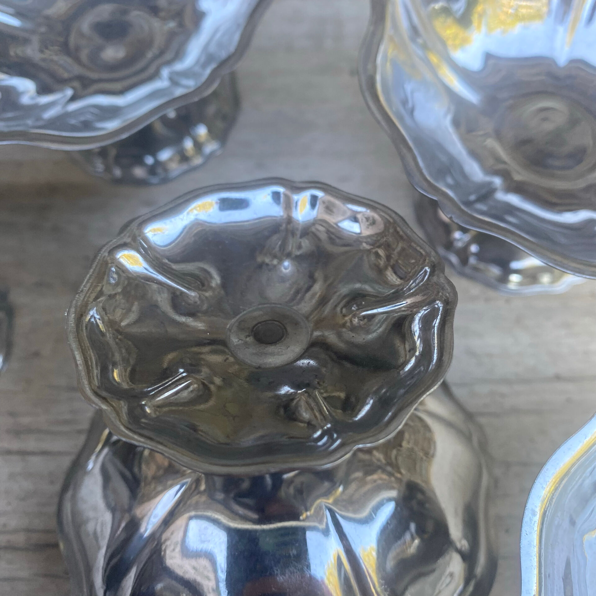 Coupes à glace vintage en inox