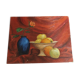 Oil painting on still life panel